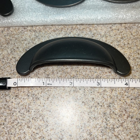 Set of SIX Farmhouse sturdy Drawer/cupboard/Cabinet Handles CUP PULLS kitchen - Picture 8 of 10